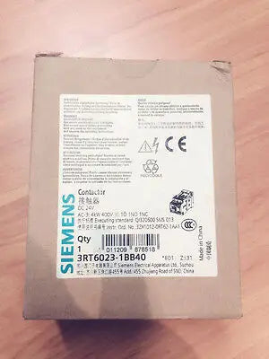 NEW IN BOX Siemens 3RT6023-1BB40 DC24V