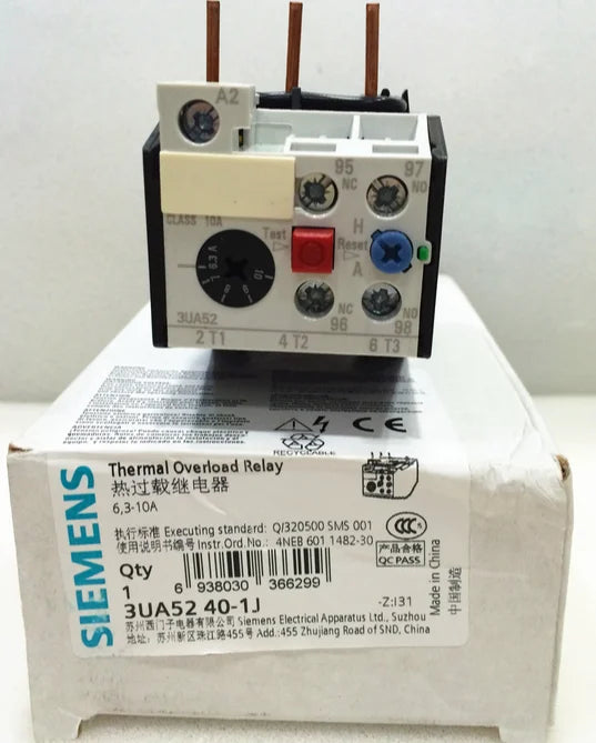 3UA5240-1J 1PC New SIEMENS Thermal Overload Relay 6.3-10A free shipping