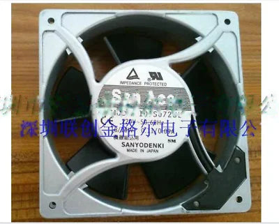 1pc fan new 230V 109S072UL SANYO 18/16W 12038MM