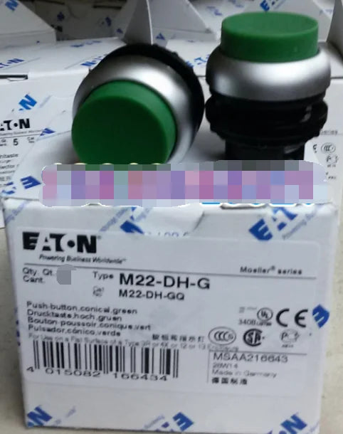 1PC NEW EATON MOELLER M22-DH-G free shipping