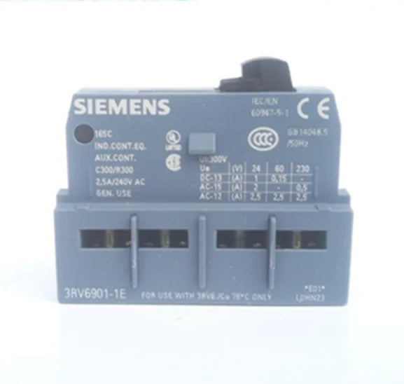 1pc      Siemens   3RV6901-1E  1NO+1NC  Auxiliary  switch  free shipping