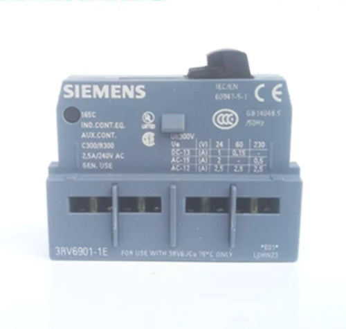 1pc      Siemens   3RV6901-1E  1NO+1NC  Auxiliary  switch  free shipping