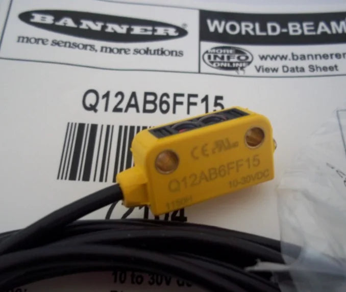 Q12AB6FF15 1PC New BANNER Photoelectric Sensor free shipping