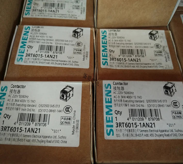 3RT6015-1AN21 3RT60 15-1AN21 1PC New Siemens contactor free shipping