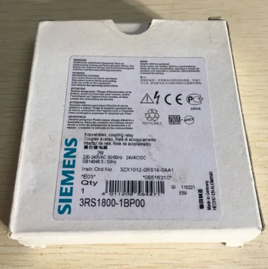 New SIEMENS 3RS1800-1BP00 Safety relay free shipping