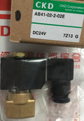 1PC  NEW   CKD  AB41-02-2-02E-DC24V  AB41-02-2-02E  DC24V   free  shipping