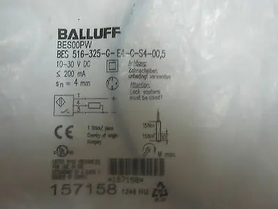 NEW BALLUFF BES 516-325-G-E4-C-S4-00,5 BES516-325-G-E4-C-S4-00,5