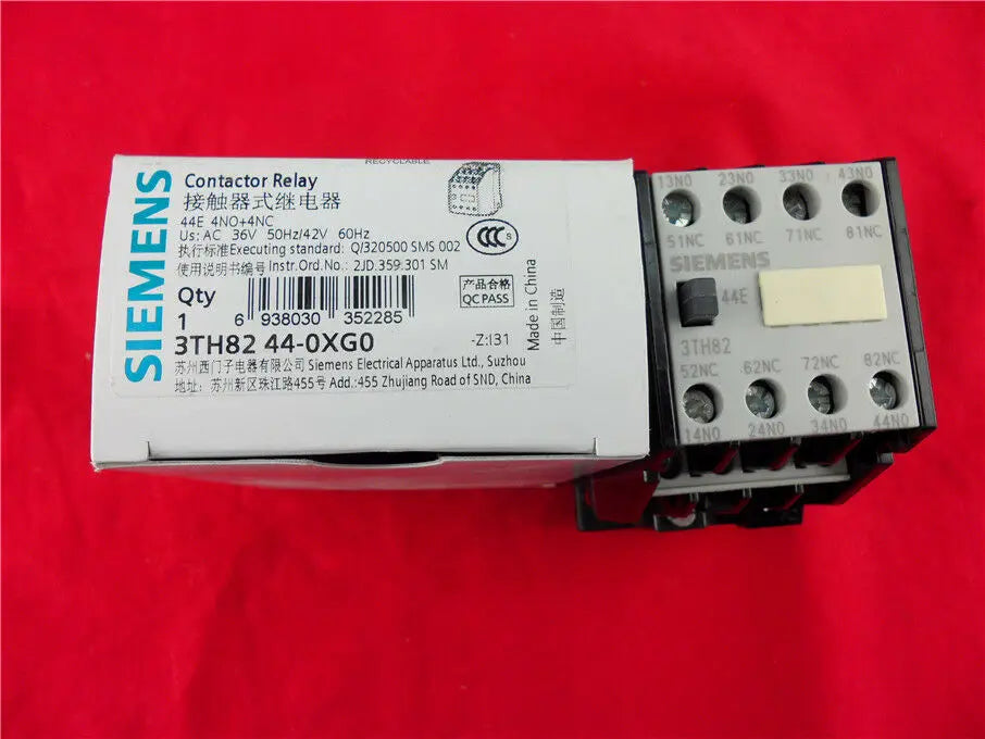 New Siemens 3TH8244-0XG0 Contactor relay free shipping