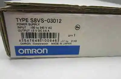 S8VS-03012 S8VS03012 1pcs New Omron Power Supply 100-240VAC 12VDC free shipping