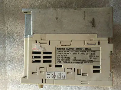 1PC Used omron 3G3MV-A2004 220V 0.4KW