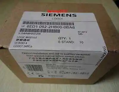 1PC NEW SIEMENS LOGO! 6ED1 052-1HB00-0BA6 ( 6ED1052-1HB00-0BA6 ) PLC MODULE