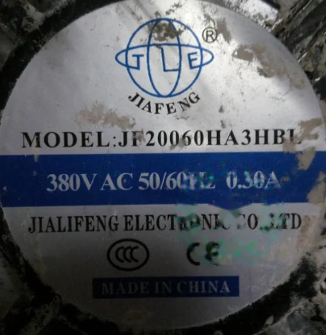 1pc new fan JF20060HA3HBL 380VAC 0.30A JIAFENG 200*200*60 freeship