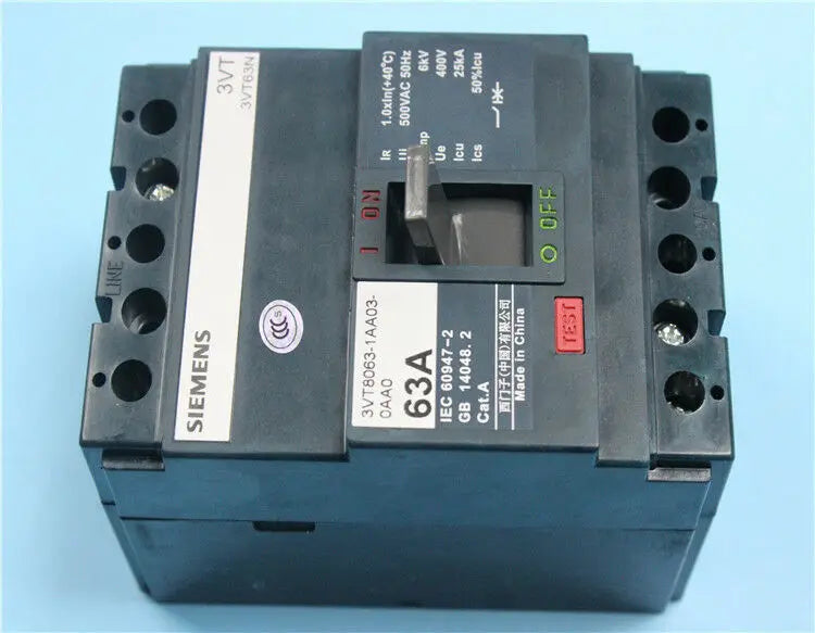 1pc      Siemens  3VT8063-1AA03-0AA0   63A   circuit breaker   free shipping