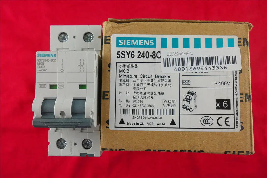 1pc      Siemens  5SY6240-8CC  D40A  2P  circuit  breaker  free shipping