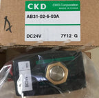1PC  NEW  CKD   AB31-02-6-03A-DC24V   AB31-02-6-03A  DC24V  free  shipping