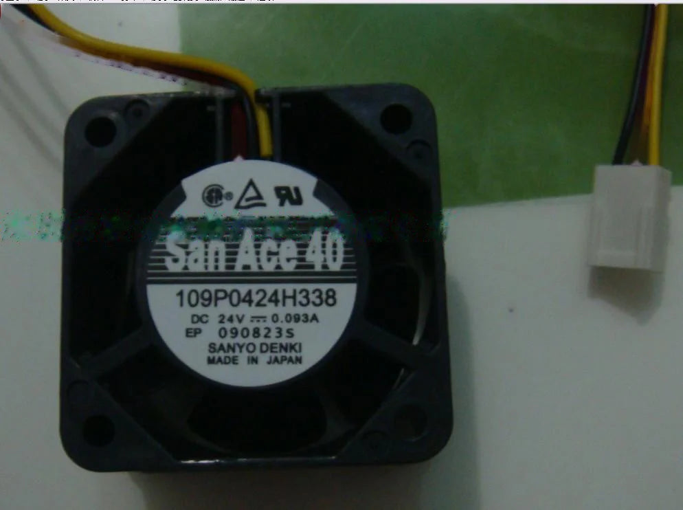 1pc new fan 109P0424H338 24V 0.093A SANYO 40*40*28 freeship