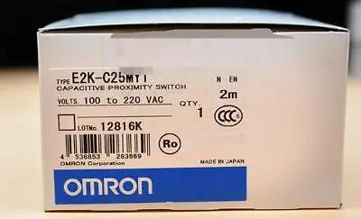 NEW IN BOX OMRON PLC Capacitive Proximity Switch Sensor E2K-C25MY1