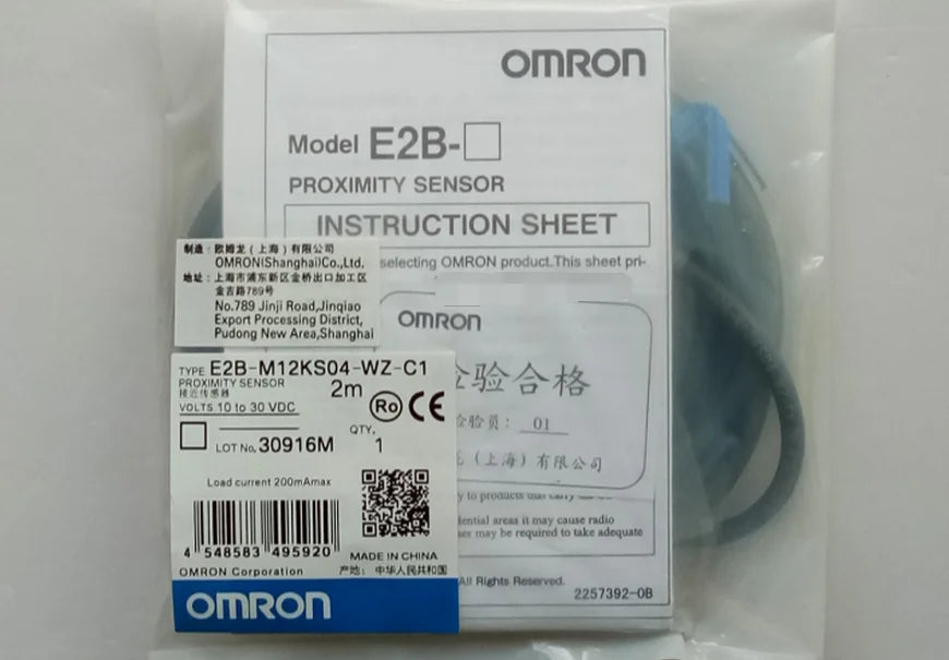 1PC New Omron Proximity switch E2B-M12LS04-WZ-C1 free shipping