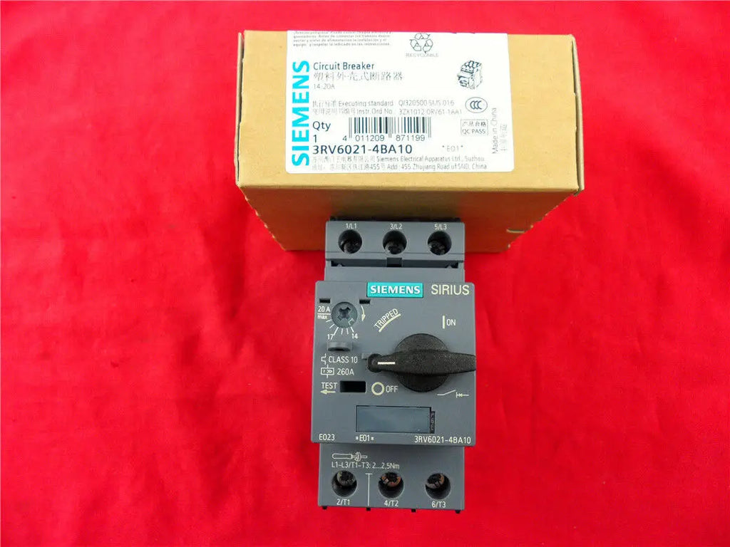 1pc      Siemens   3RV6021-4BA10  14-20A  circuit breaker   free shipping