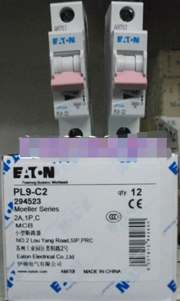 1PC  NEW   EATON  MOELLER  PL9-C2  2A  1P  free shipping