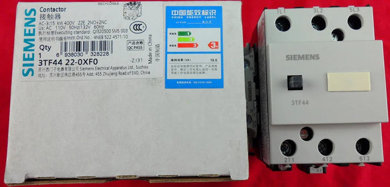 New SIEMENS 3TF4422-0XF0 AC110V Ac contactor free shipping