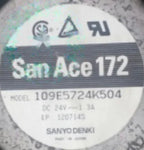 1pc fan new 109E5724K506 109E5724K504 109E5724K501 109E5724K5H01 24V