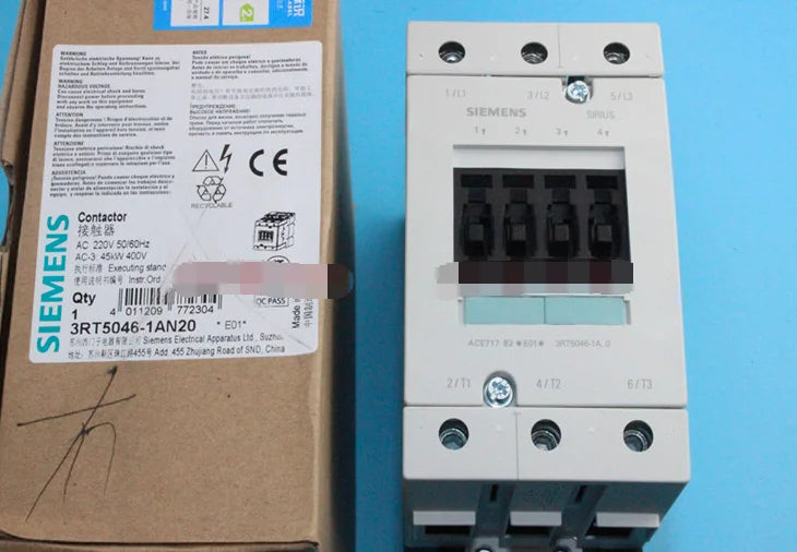 New Siemens 3RT5046-1AN20 Ac contactor free shipping