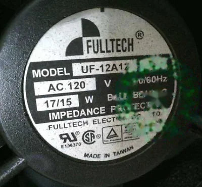 1pc fan new UF-12A12 H AC120V 17/15W FULLTECH12CM