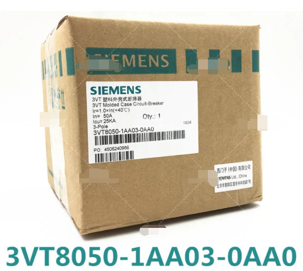 1pc      Siemens  3VT8050-1AA03-0AA0   circuit  breaker  free shipping