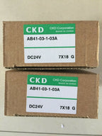 1PC  NEW   CKD  AB41-03-1-03A-DC24V   AB41-03-1-03A  DC24V  free  shipping