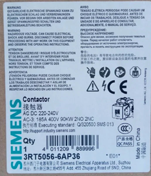 New Siemens 3RT5056-6AP36 free shipping