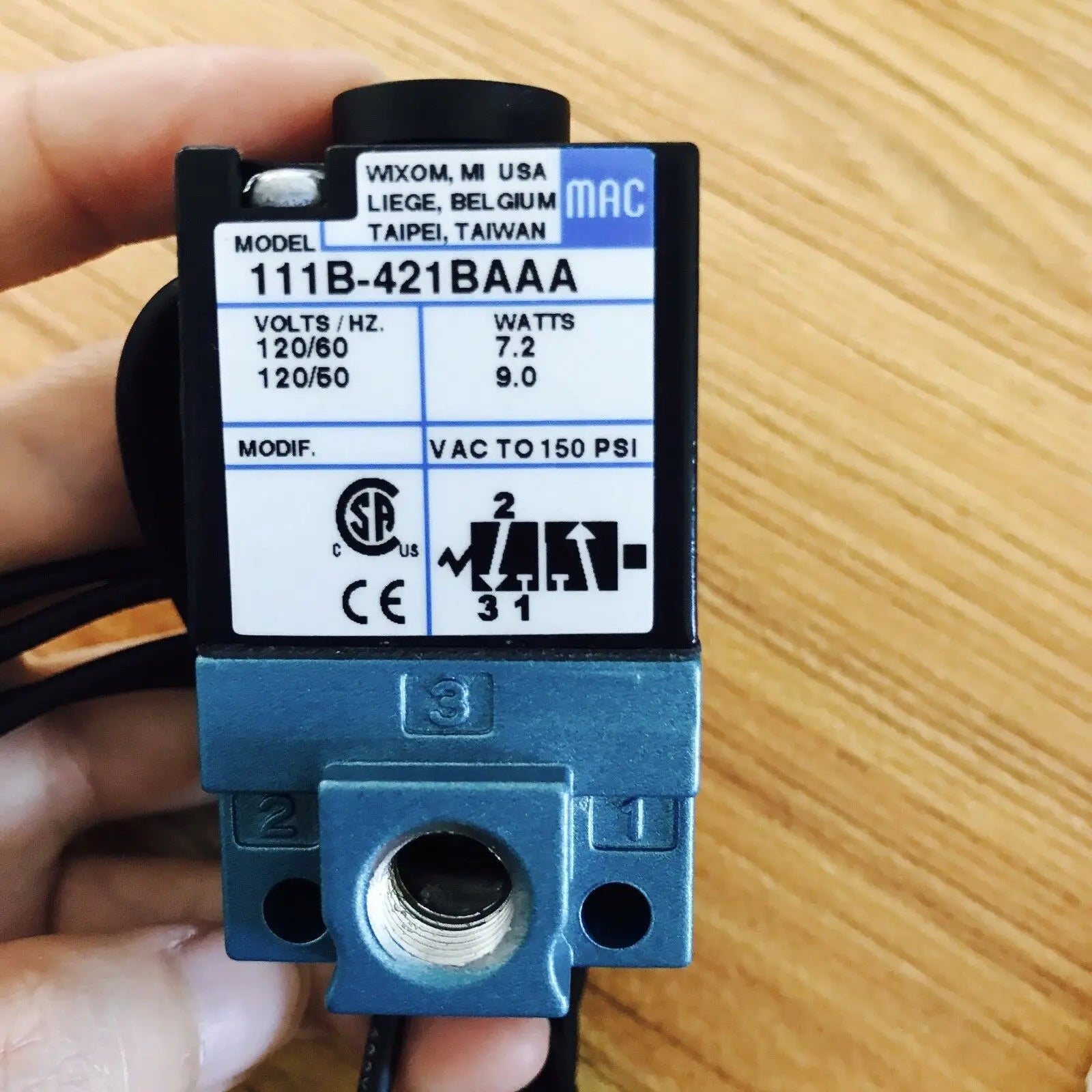 New MAC 111B-421BAAA Solenoid Valve free shipping