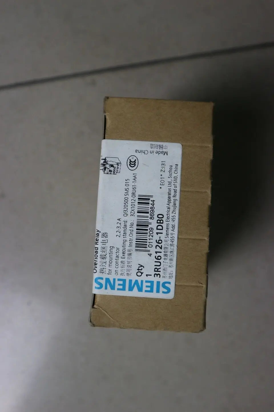 1pc      Siemens  3RU6126-1DB0   2.2-3.2A  Thermal relay  free shipping