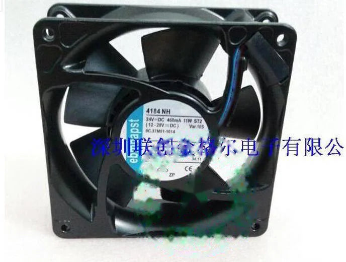 1pc new fan 4184NXHR 24V 458mA 11W ebmpapst 120*120*38 freeship