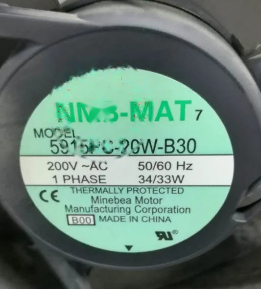 1pc new fan 5915PC-20W-B30 200VAC NMB 172*150*38MM freeship