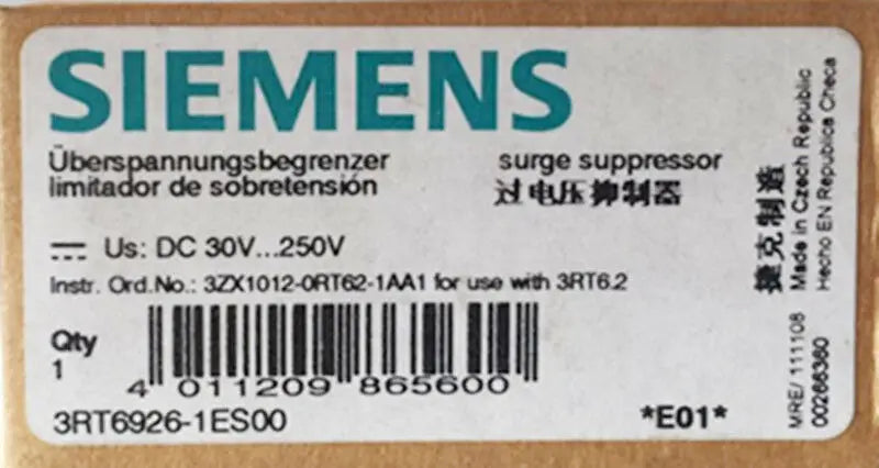 1PC  NEW   SIEMENS   3RT6926-1ES00    free shipping