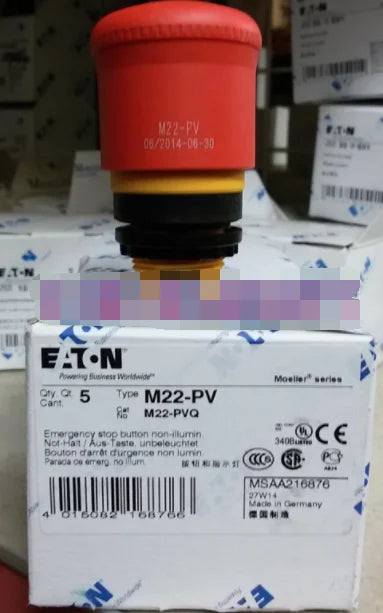 1PC  NEW   EATON  MOELLER  M22-PV   free shipping