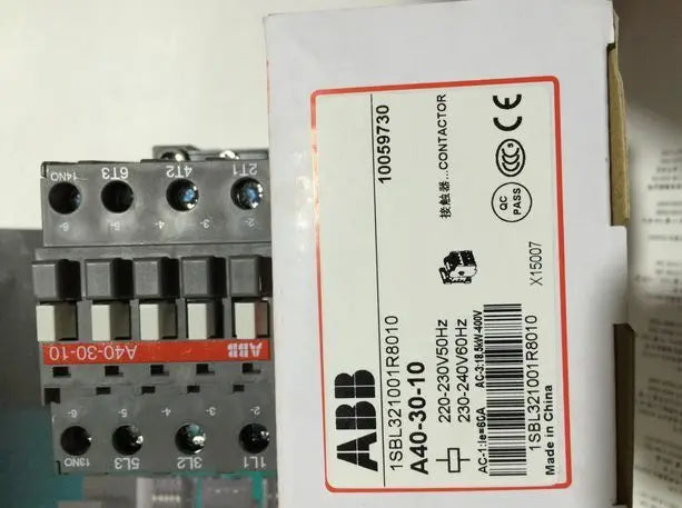 A40-30-10 A403010 1PCS NEW ABB contactor 220VAC free shipping