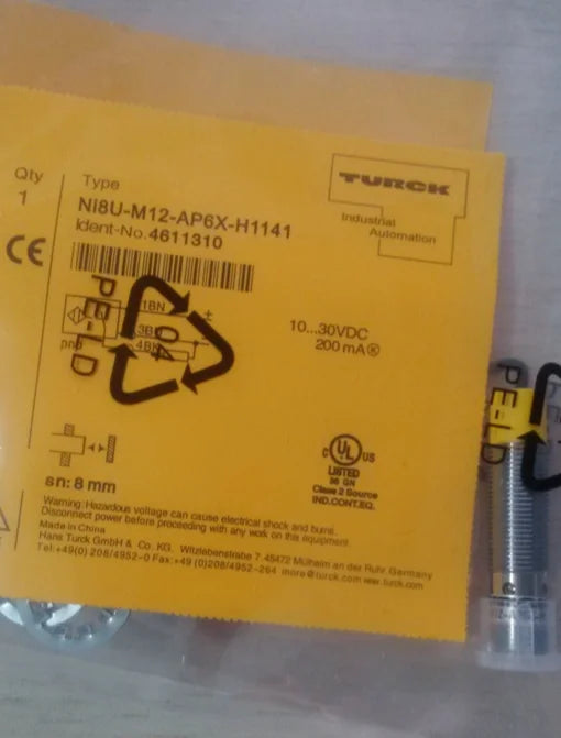 Ni8U-M12-AP6X-H1141 1PC NEW Turck Inductive Proximity Sensor free shipping