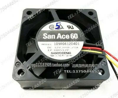 1pc new 6025 6CM 109R0612D401 12V 0.21A 6CM