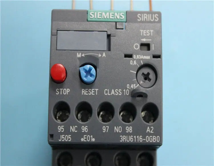 1pc      Siemens  3RU6116-0GB0  0.45-0.63A   Thermal relay   free shipping