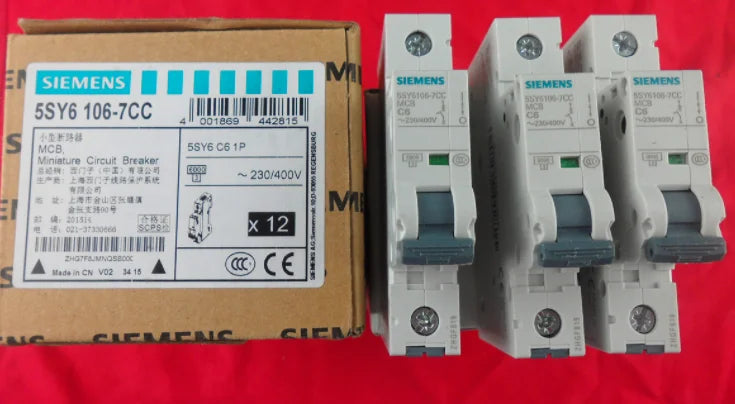 1pc      Siemens  5SY6106-7CC  1P  6A  circuit  breaker   free shipping