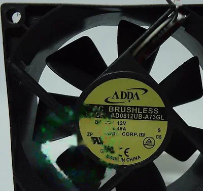 1pc fan new AD0812UB-A73GL 12V 0.45A AD0812UB-F71 ADDA
