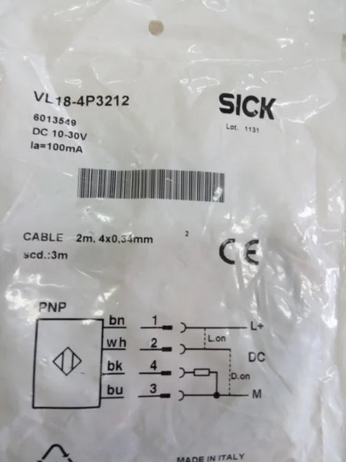 VL18-4P3212 VL184P3212 1PCS NEW SICK proximity switch free shipping