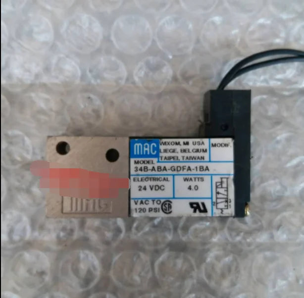 1PC Used MAC 34B-ABA-GDFA-1BA free shipping