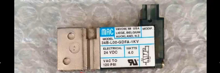 1PC  USED   MAC   34B-LOO-GDFA-1KV    free  shipping