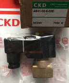 1PC  NEW   CKD  AB41-02-6-02E-DC24V  AB41-02-6-02E  DC24V   free  shipping