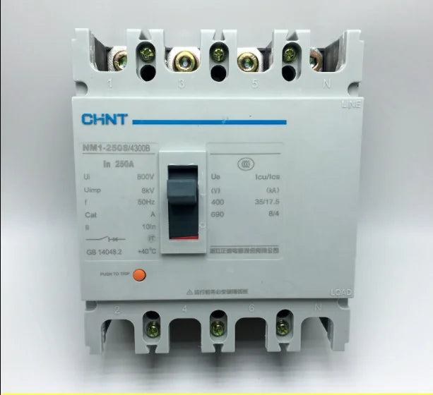 New  CHNT  NM1-250S/4300B  Molded case circuit  breaker  free shipping
