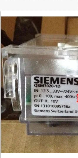 New Siemens QBM3020-1D Air Duct Differential Pressure Sensor free shipping