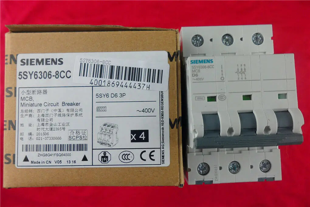 1pc      Siemens  5SY6306-8CC   3P  6A   circuit  breaker   free shipping